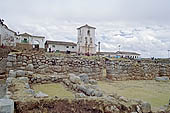 Chinchero, the colonial church erected on Incan walls